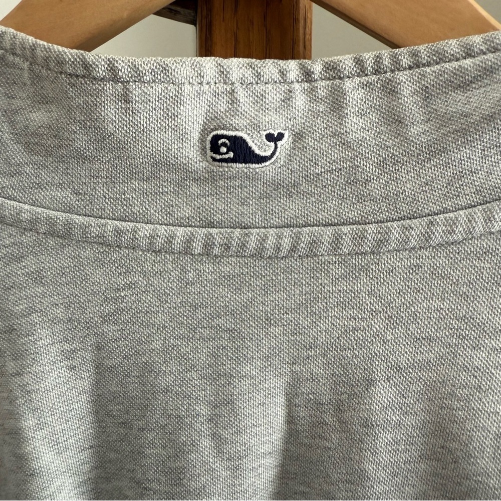 Vineyard Vines Men’s XL Grey 1/4 Zip Long Sleeve Shep Shirt - Picture 5 of 6